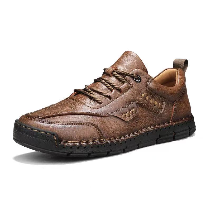 ⏰Last Day! 45% OFF 🔥GARB®Men's Genuine Leather Outdoor Slip-On Loafers with Arch Support & Wide Toe Box