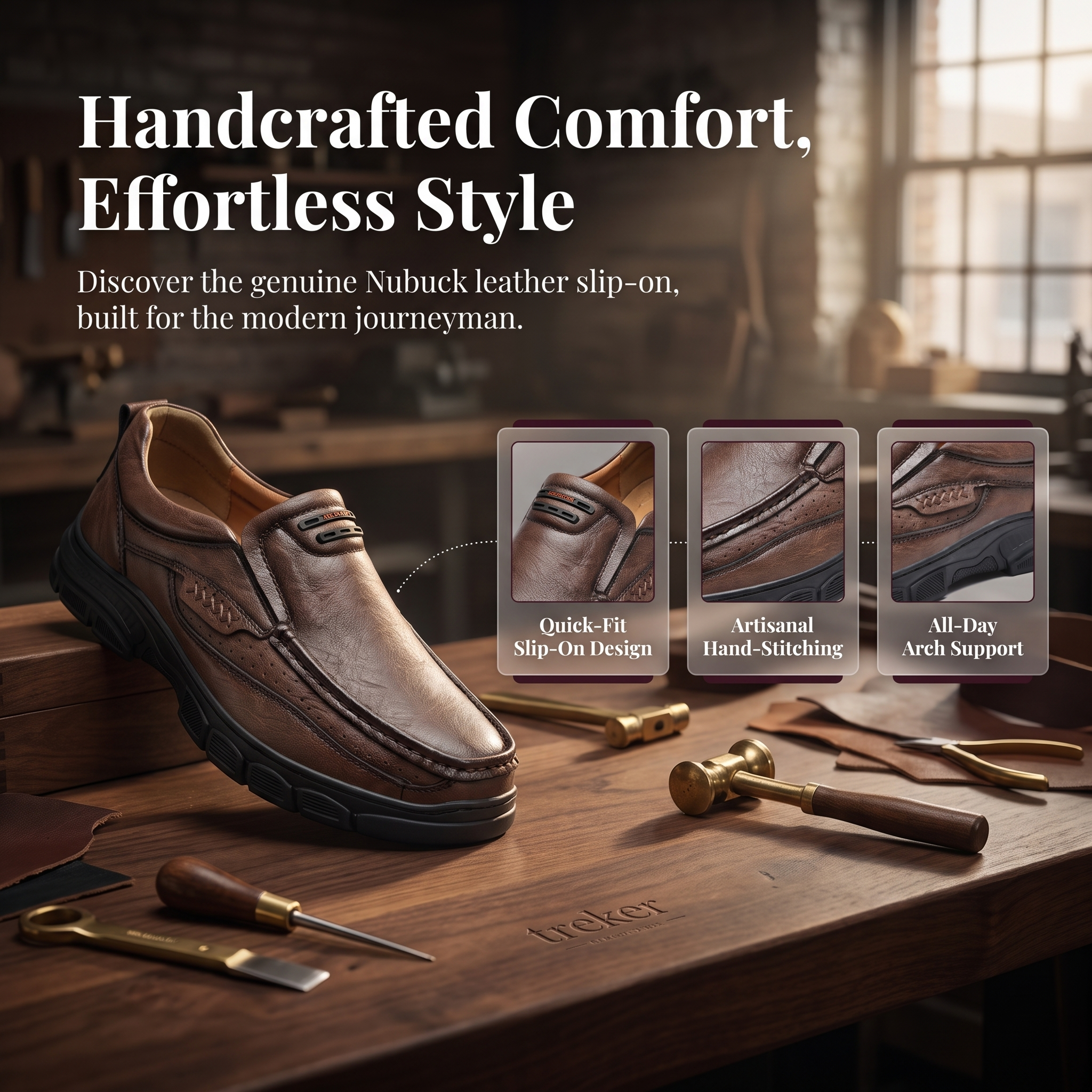 [Copy]⏰Last Day! 45% OFF 🔥TREKER®Artisan Weave Casual Leather Shoe
