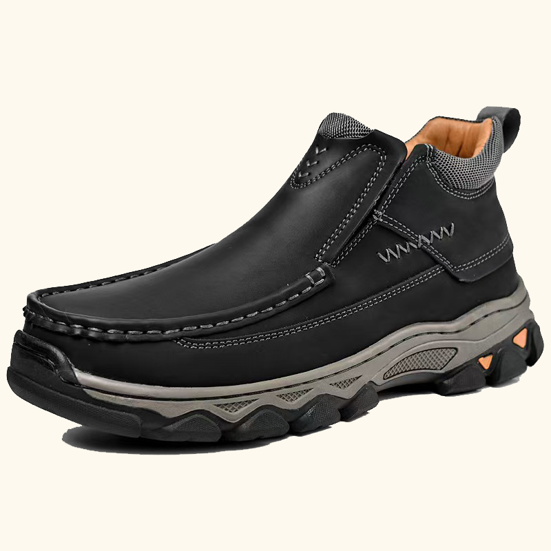 TREKER® Men's Orthopedic Genuine Leather Walking Boots