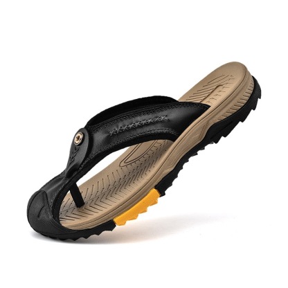 GARB Mens Handmade Cowhide Outdoot Orthopedic Sandals