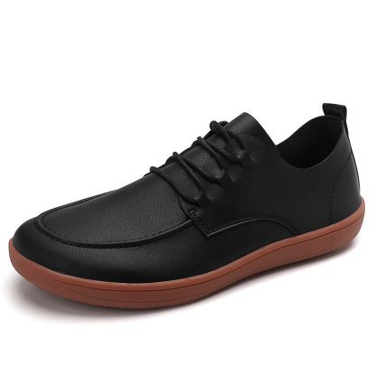 GARB Premium Leather Loafers – Arch Support, Wide Toe