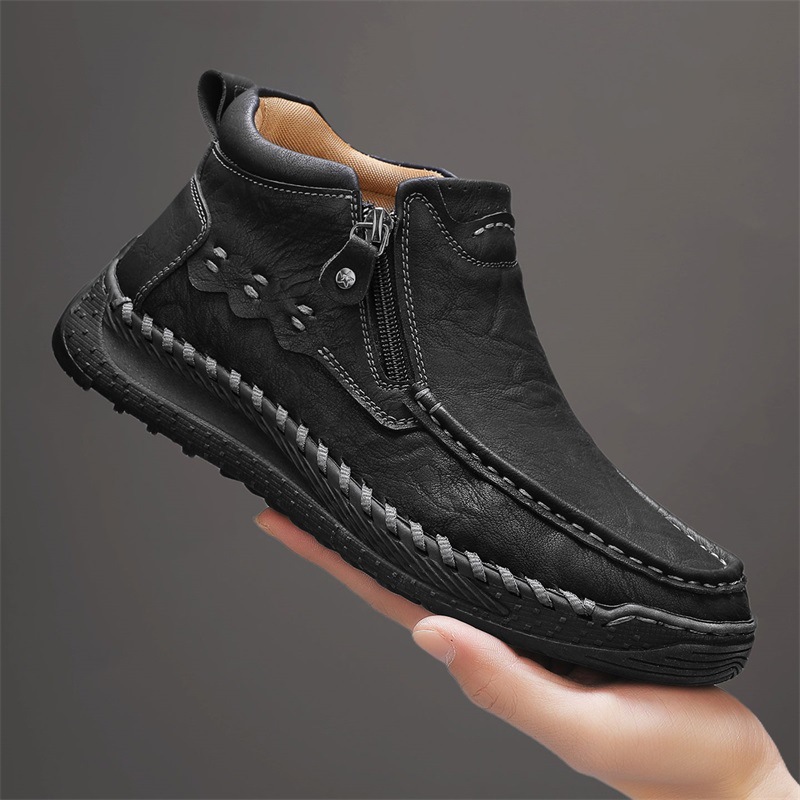 ⏰Last Day!45% OFF 🔥 PEAKER®Women's Genuine Leather Orthopedic Zipper Boots