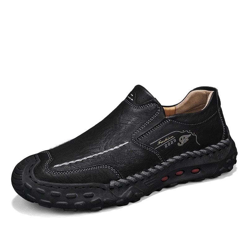 GARB Mens Handcrafted Orthopedic Genuine Leather Loafers