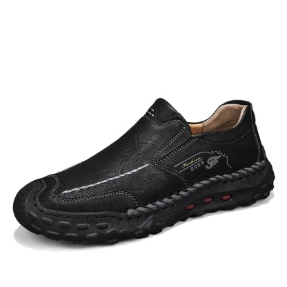GARB Mens Handcrafted Orthopedic Genuine Leather Loafers
