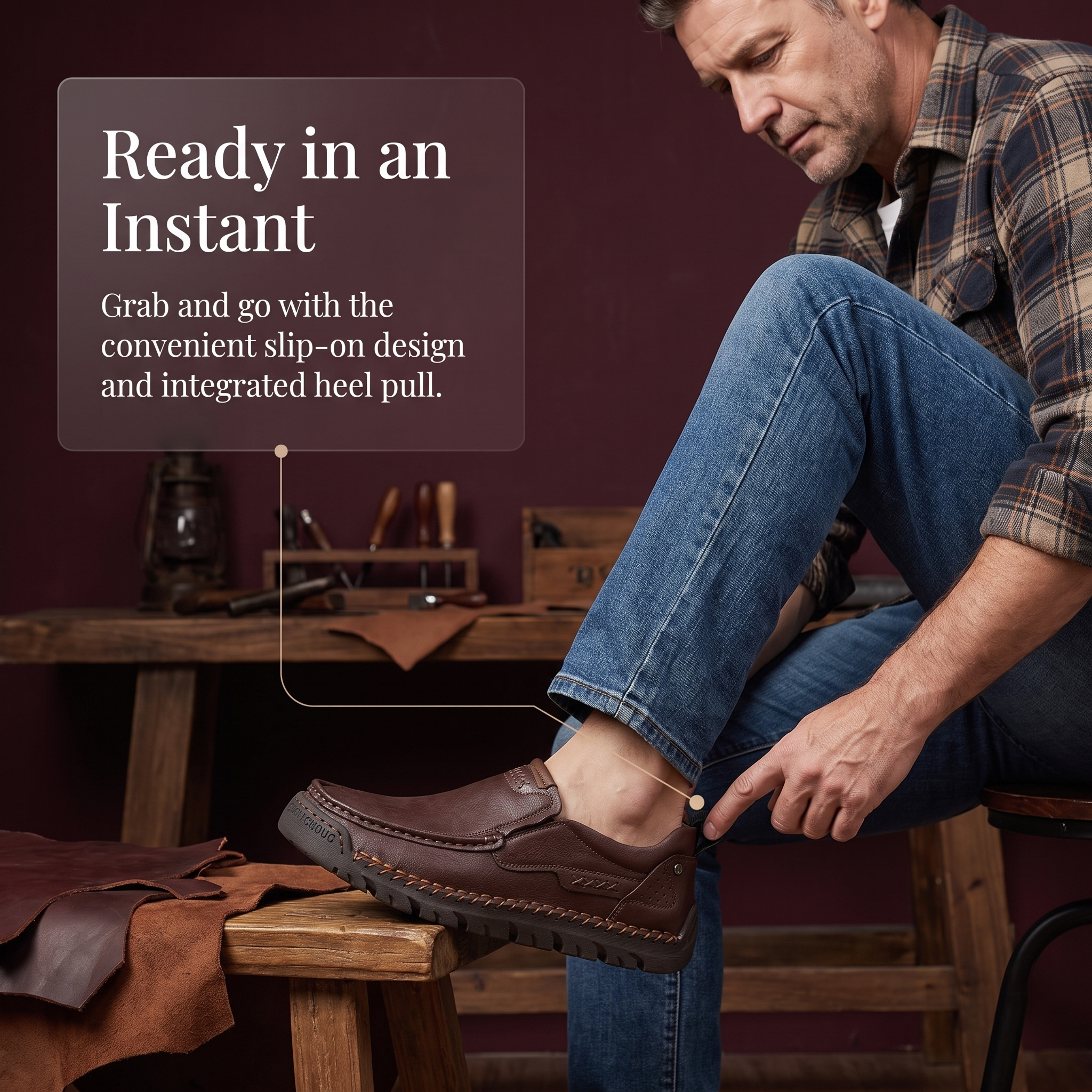 [Copy]⏰Last Day! 45% OFF 🔥TREKER®Daily Flex Leather Loafer