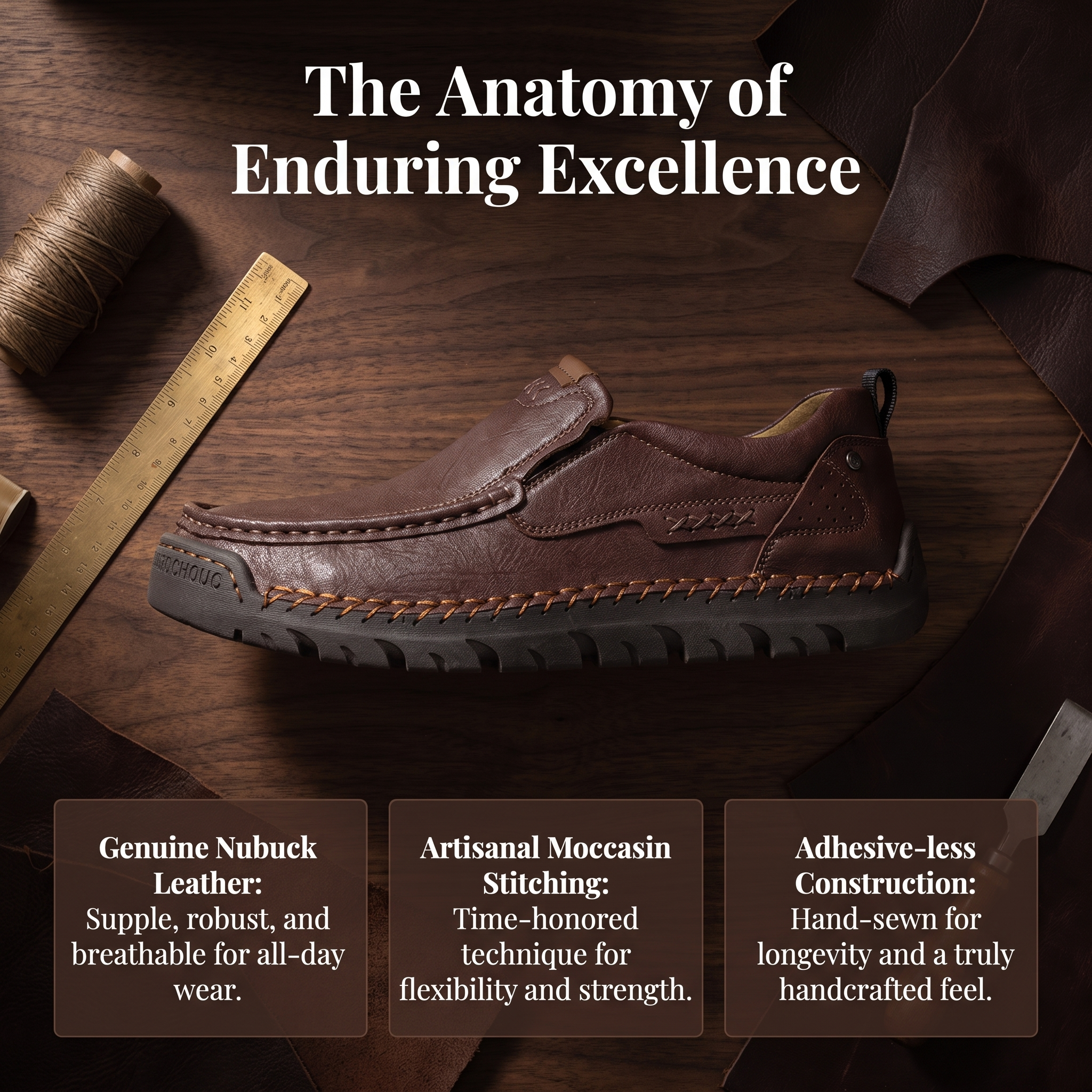 [Copy]⏰Last Day! 45% OFF 🔥TREKER®Daily Flex Leather Loafer