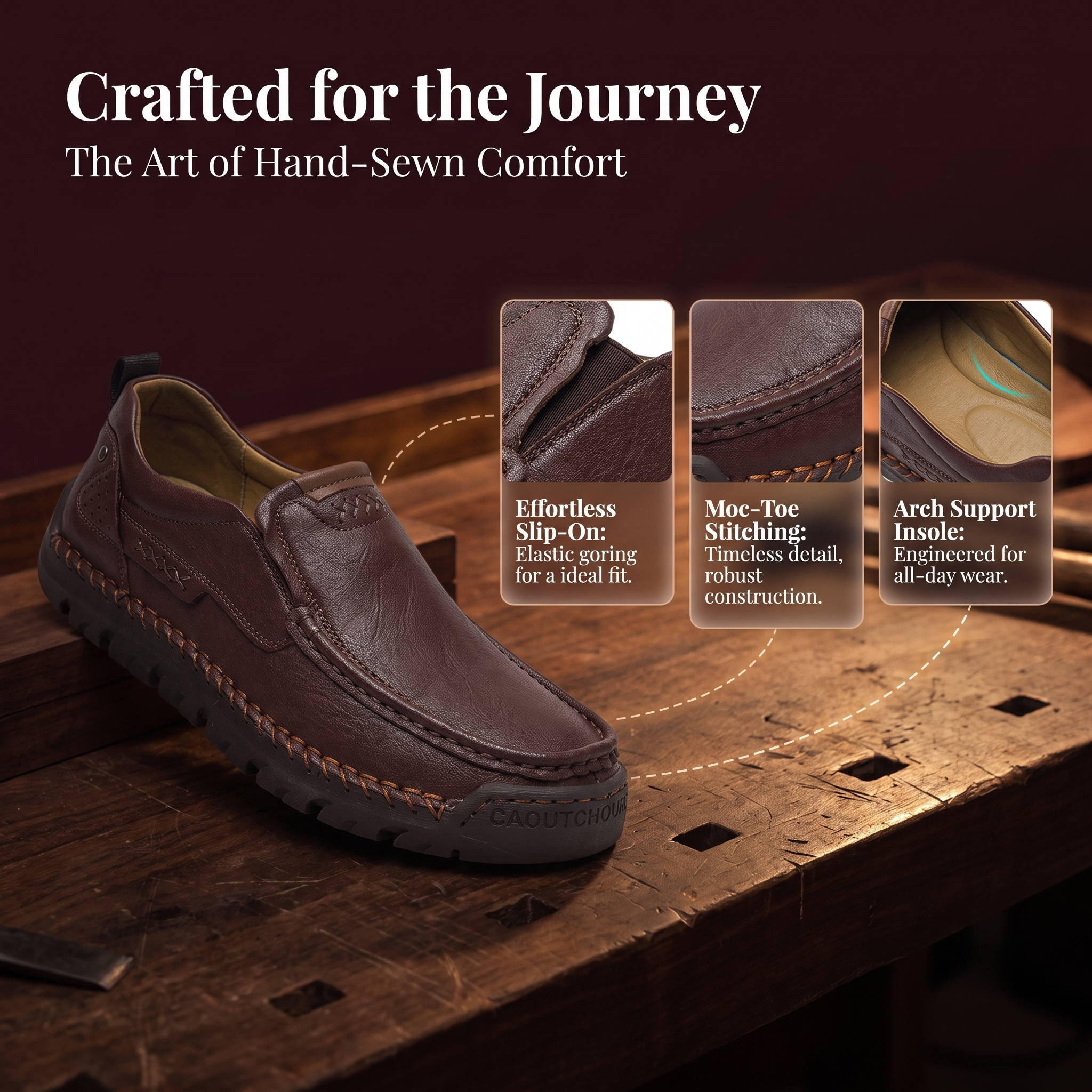 [Copy]⏰Last Day! 45% OFF 🔥TREKER®Daily Flex Leather Loafer