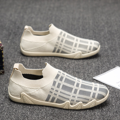 soft-soled lazy people slip-on men's shoes Breathable Casual Shoes