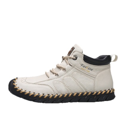 mens handmade genuine leather orthopedic boots 