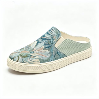 ⏰Last Day!45% OFF 🔥 PEAKER®Women’s Slip-On Printed Canvas Mule Sneakers(详情未做)