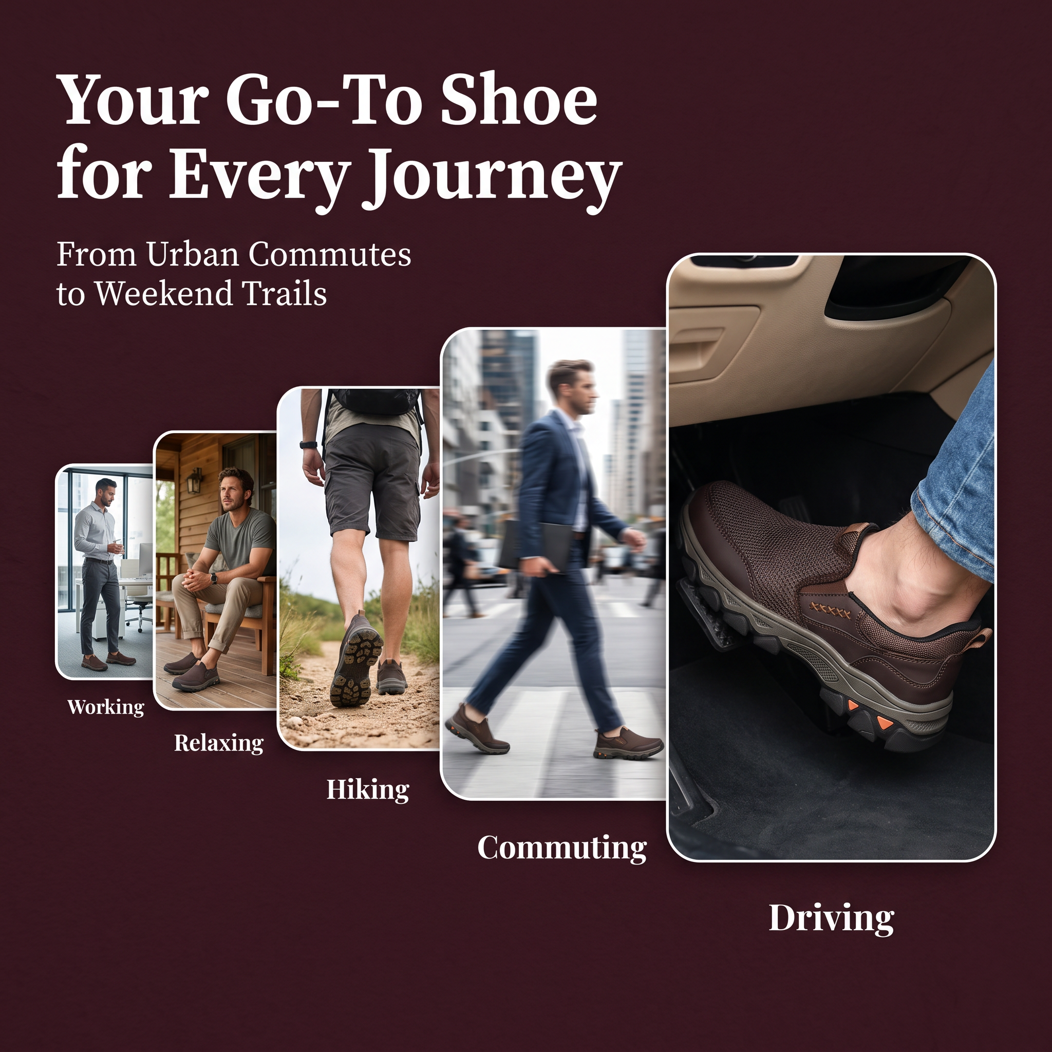 ⏰Last Day! 45% OFF  🔥VELTOE® Men's Handmade Genuine Leather Outdoor Breathable Walking Shoes