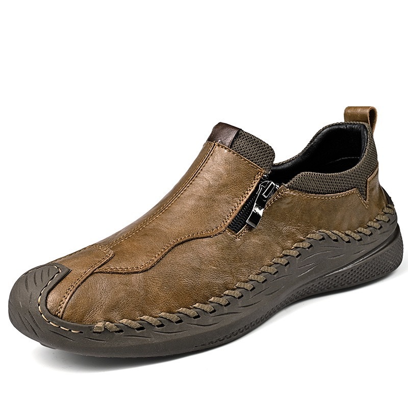 GARB Men's Handcfarted Cowhide Orthopedic Loafers