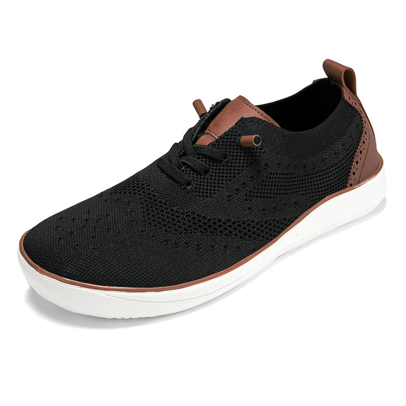 GARB Men’s Slip-On Loafers – Drawstring, Arch Support, Wide Toe & Super Comfortable Design