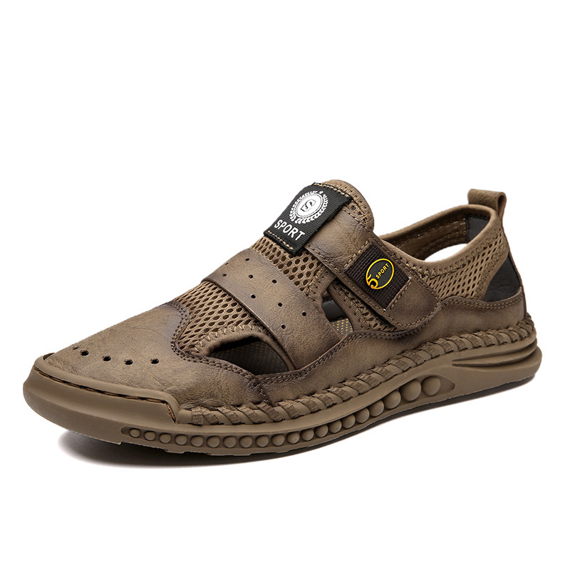 GARB Men Mesh Hiking Soft Sole Closed-Toe Athletic Outdoor Shoes