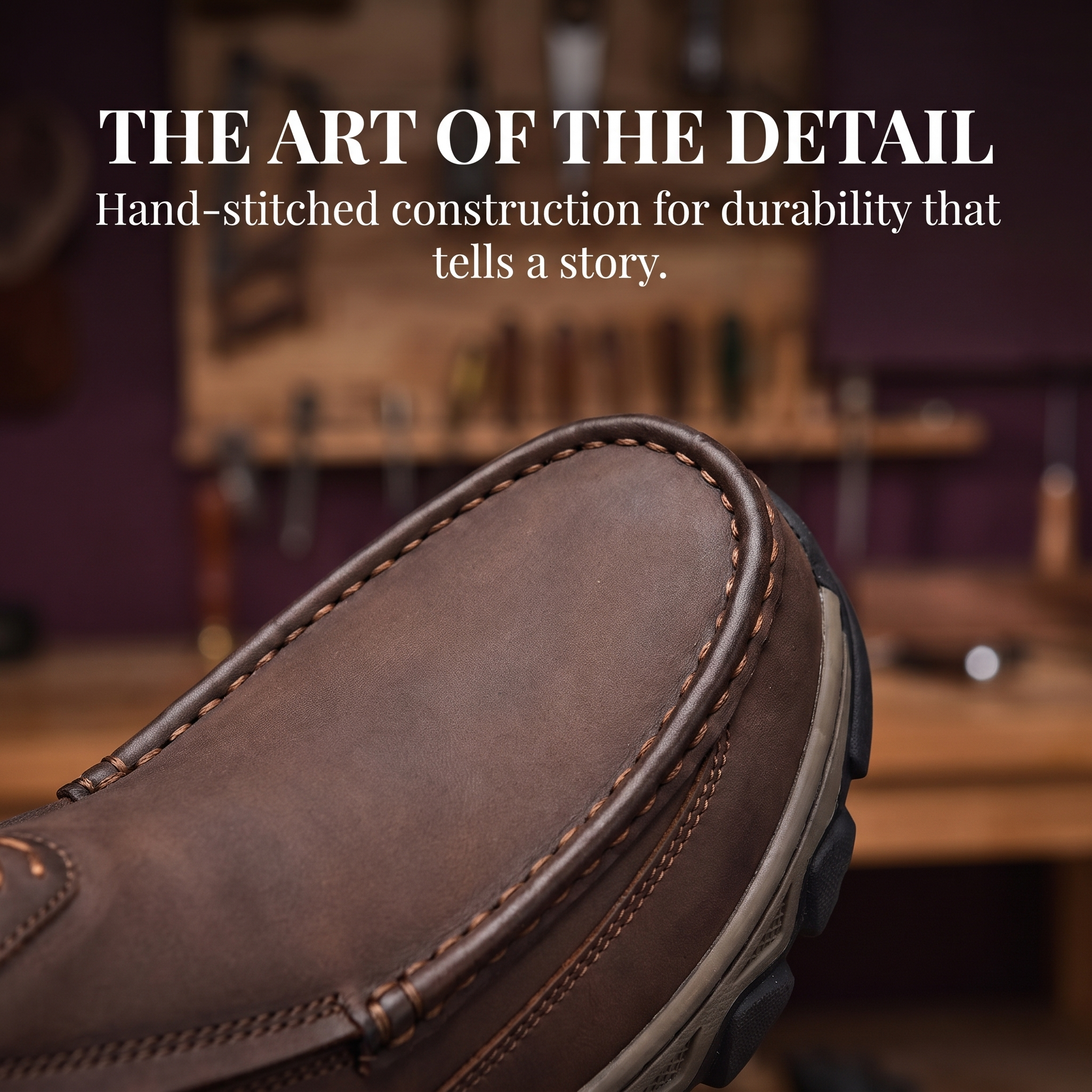 TREKER® Men's Orthopedic Genuine Leather Walking Boots