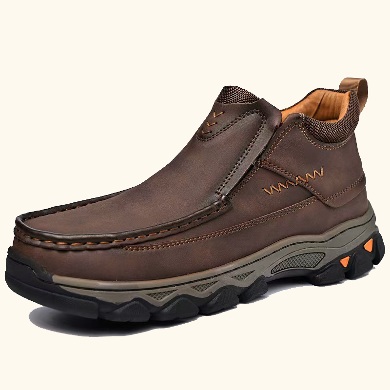TREKER® Men's Orthopedic Genuine Leather Walking Boots
