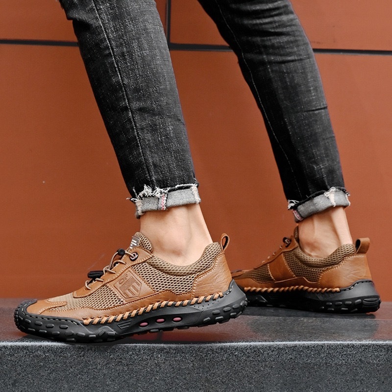 GARB Men's Handcrafted Orthopedic Outdoor Shoes