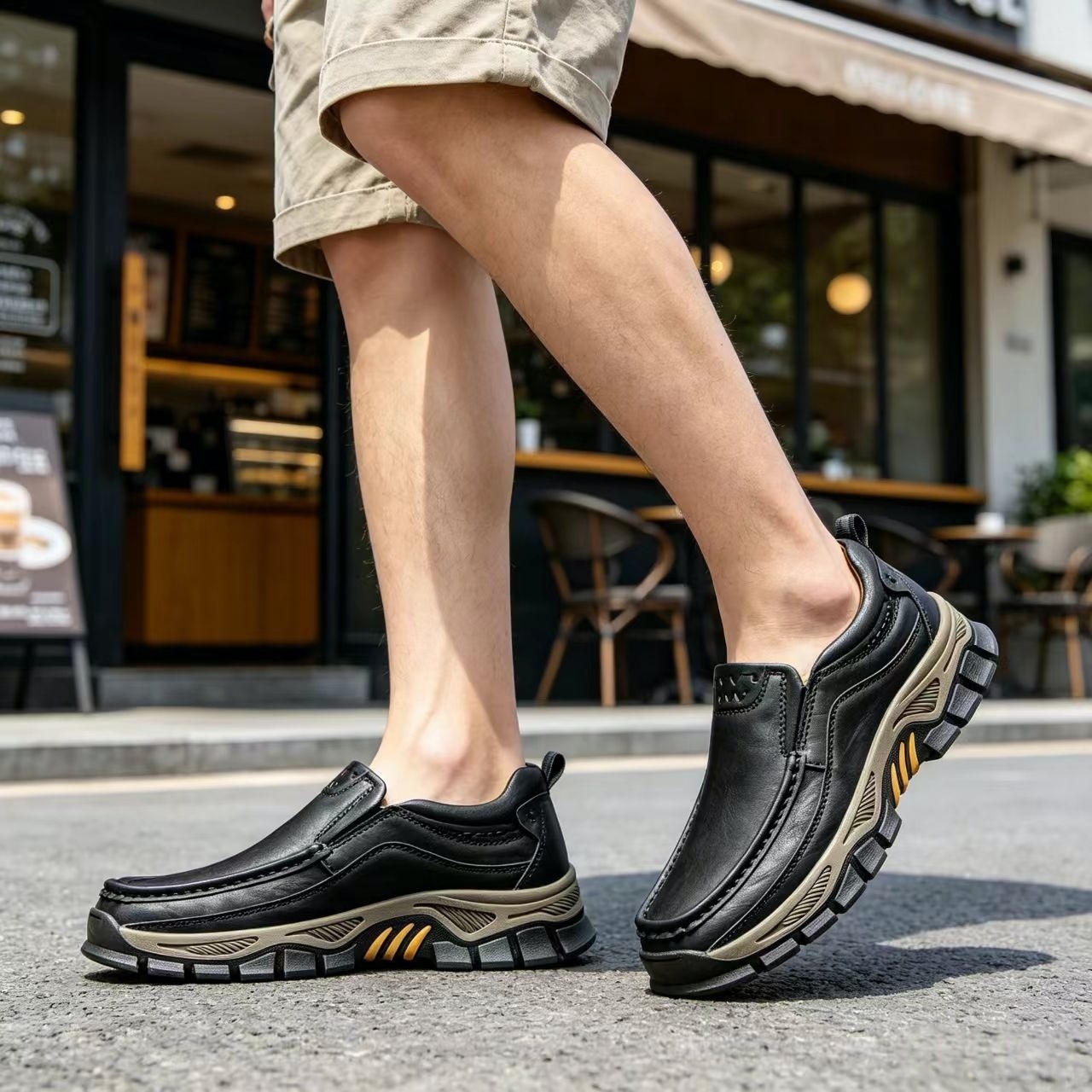 ⏰Last Day!45% OFF 🔥MANTRAFF®Men's Handmade Genuine Leather Orthopedic Walking Shoes