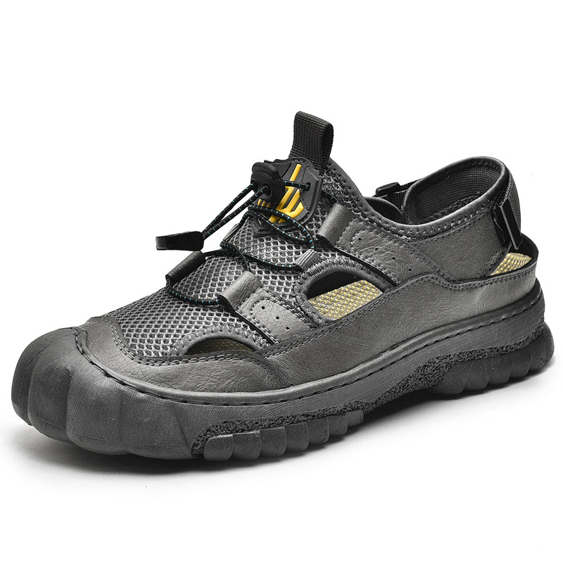 GARB Breathable Men's Anti-collision Sandals - Stylish Hollow-out Desi