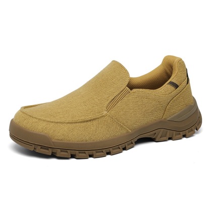mens canvas orthopedic walking shoes