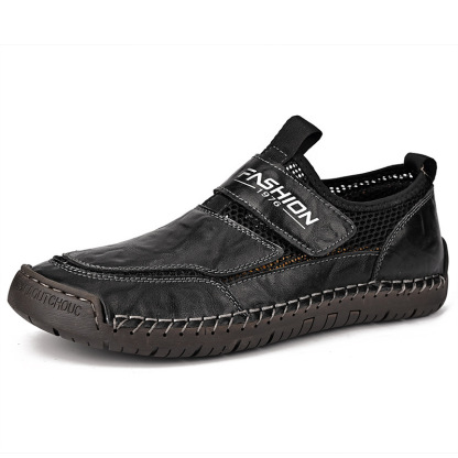 GARB Men's Closure Loafers With Round Toe