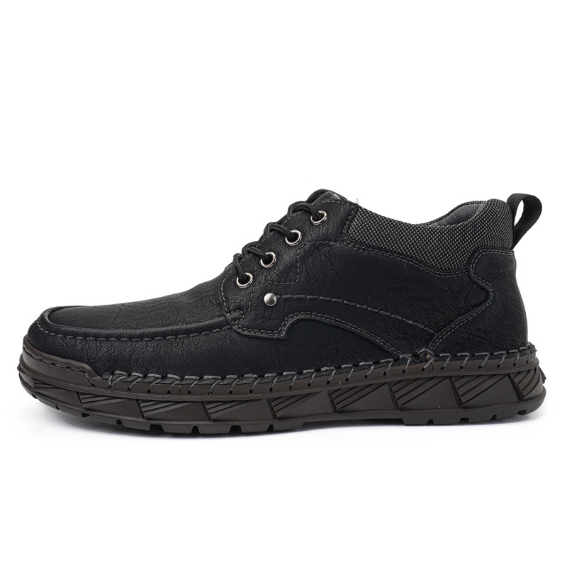Mens Handcrafted Cowhide Orthopedic Boots