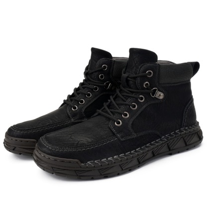 mens handmade cowhide orthopedic boots