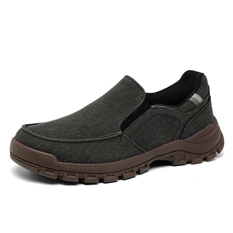 mens canvas orthopedic walking shoes