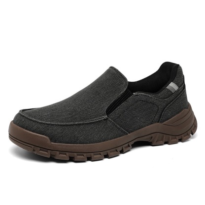 mens canvas orthopedic walking shoes