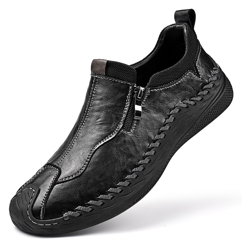GARB Men's Handcfarted Cowhide Orthopedic Loafers