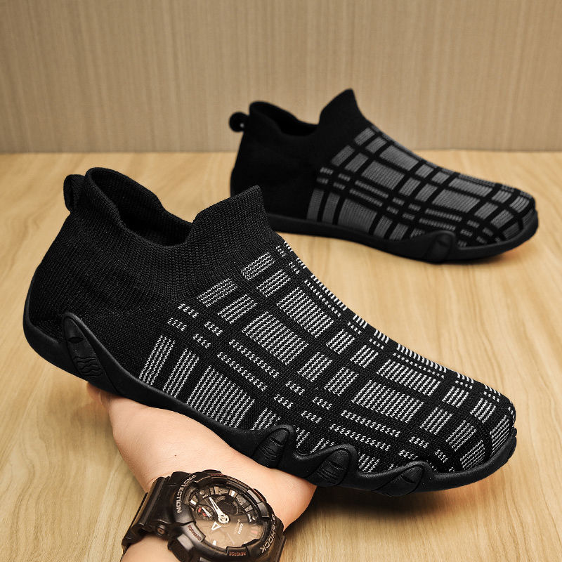 soft-soled lazy people slip-on men's shoes Breathable Casual Shoes