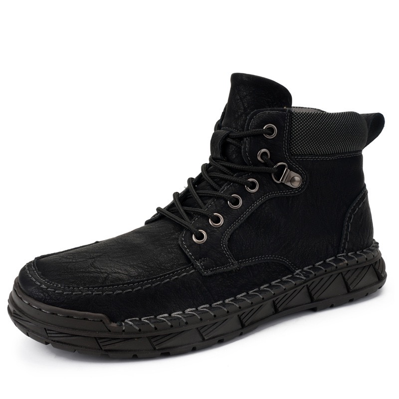 mens handmade cowhide orthopedic boots
