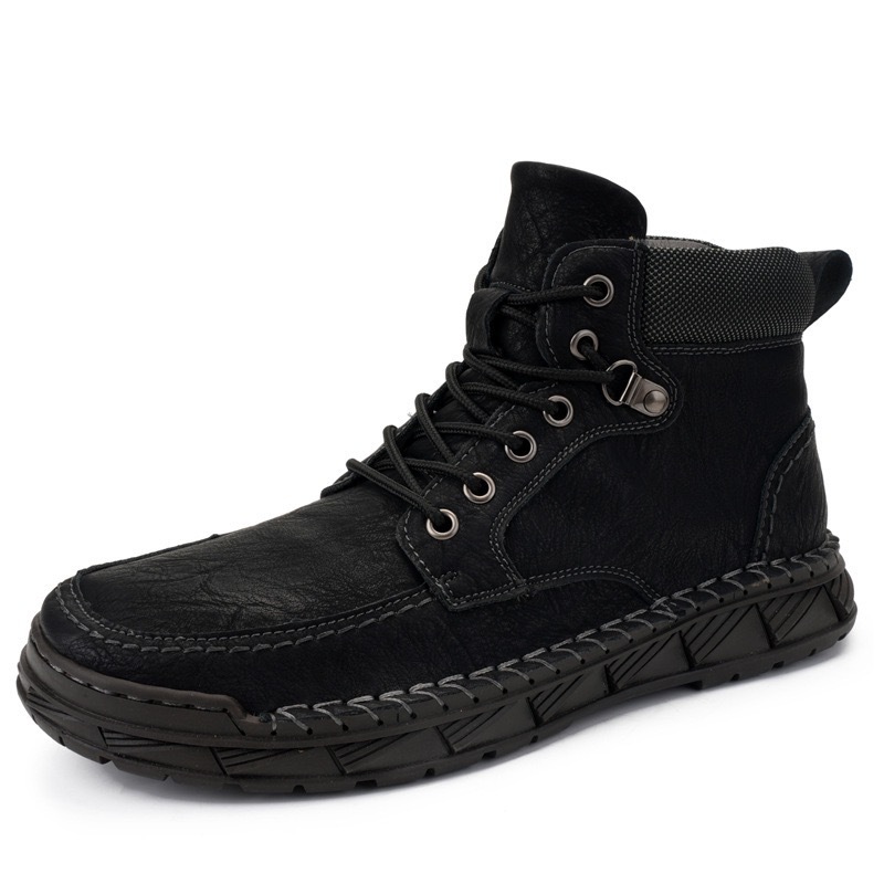 mens handmade cowhide orthopedic boots