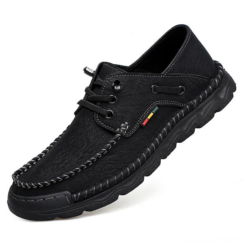 GARB Handcrafted Leather Slip-On Loafers – Arch Support & All-Day Comf