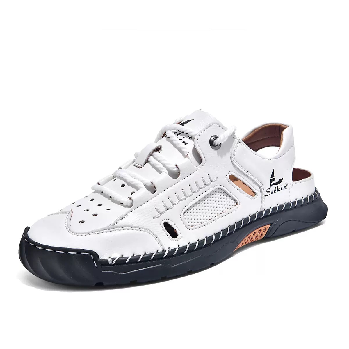 ⏰Last Day! 45% OFF 🔥TREKER®Men's Genuine Leather Orthopedic Outdoor Breathable  Sandals