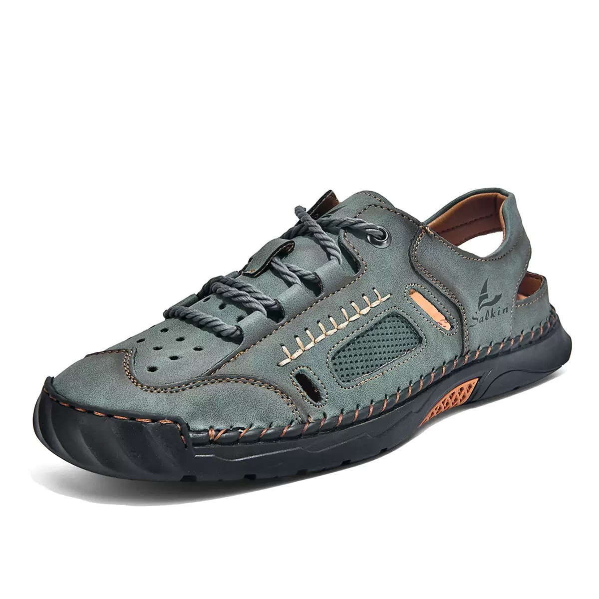 ⏰Last Day! 45% OFF 🔥TREKER®Men's Genuine Leather Orthopedic Outdoor Breathable Sandals