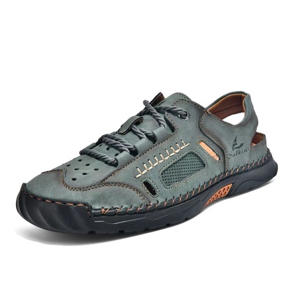 ⏰Last Day! 45% OFF 🔥TREKER®Men's Genuine Leather Orthopedic Outdoor Breathable  Sandals