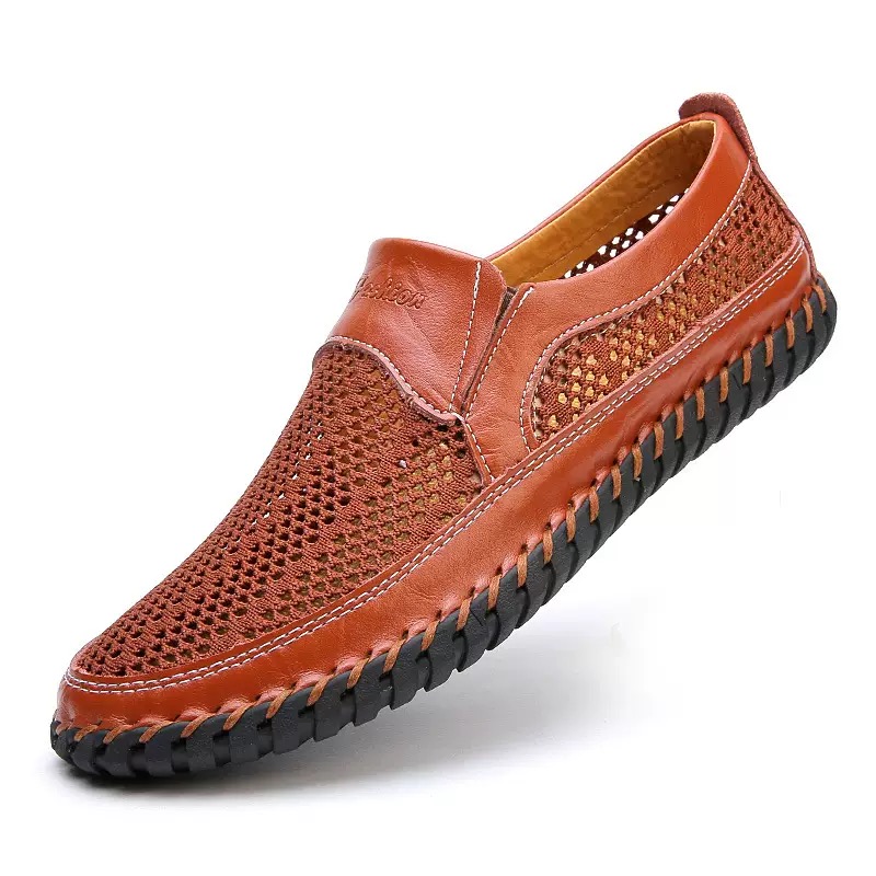 ⏰Last Day! 45% OFF 🔥TREKER®Men's Genuine Leather Orthopedic Outdoor Breathable Sandals