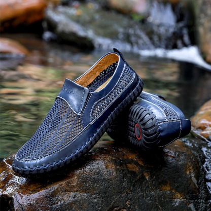 ⏰Last Day! 45% OFF 🔥TREKER®Men's Genuine Leather Orthopedic Outdoor Breathable  Sandals