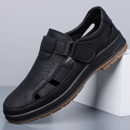 ⏰Last Day! 45% OFF 🔥TREKER®Men's Genuine Leather Orthopedic Outdoor Breathable  Sandals