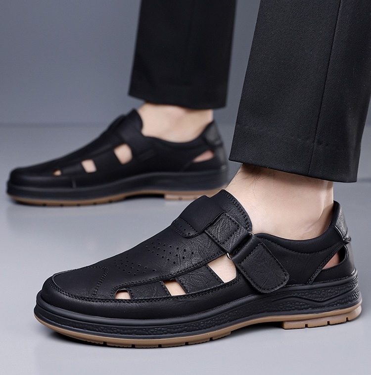 ⏰Last Day! 45% OFF 🔥TREKER®Men's Genuine Leather Orthopedic Outdoor Breathable  Sandals