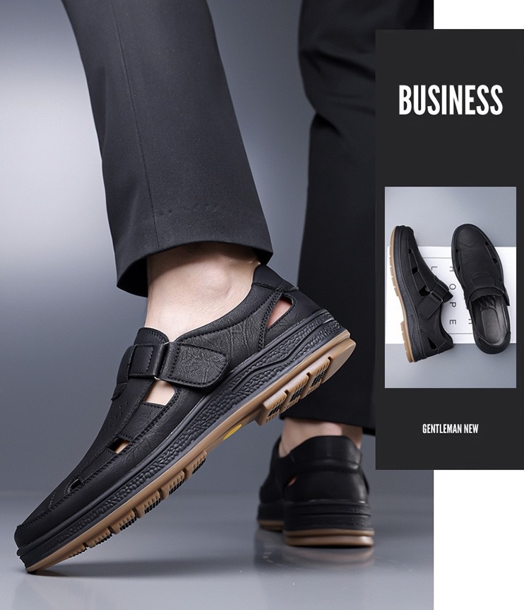 ⏰Last Day! 45% OFF 🔥TREKER®Men's Genuine Leather Orthopedic Outdoor Breathable  Sandals