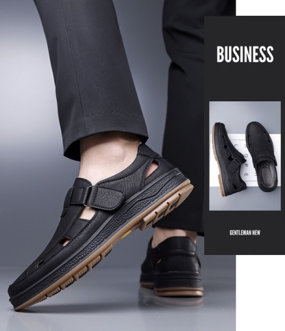 ⏰Last Day! 45% OFF 🔥TREKER®Men's Genuine Leather Orthopedic Outdoor Breathable  Sandals