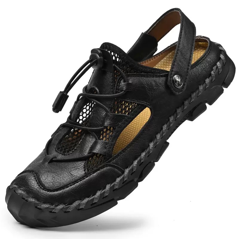 ⏰Last Day! 45% OFF 🔥TREKER®Men's Genuine Leather Orthopedic Outdoor Breathable Sandals