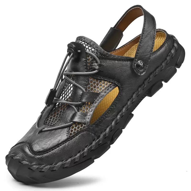 ⏰Last Day! 45% OFF 🔥TREKER®Men's Genuine Leather Orthopedic Outdoor Breathable Sandals