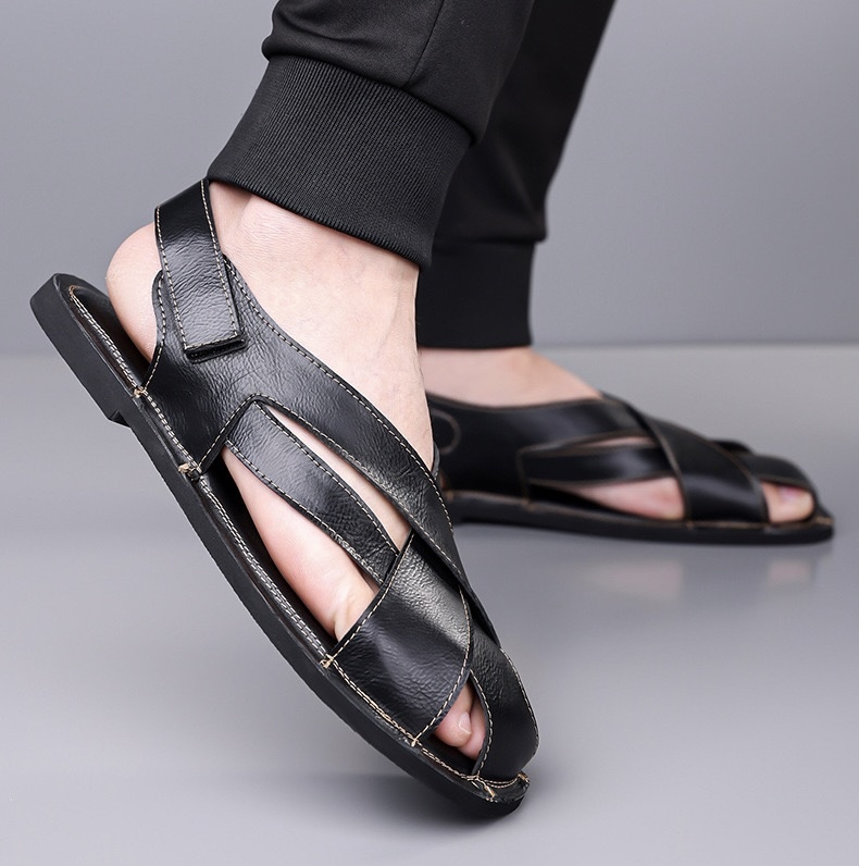 ⏰Last Day! 45% OFF 🔥TREKER®Men's Genuine Leather Orthopedic Outdoor Breathable  Sandals
