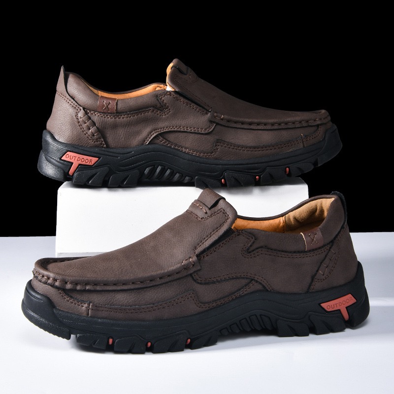 ⏰Last Day! 45% OFF 🔥TREKER®Men's Genuine Leather Orthopedic Outdoor Breathable  Walking Shoes