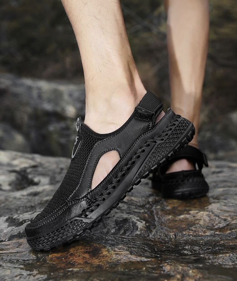 ⏰Last Day! 45% OFF 🔥TREKER®Men's Genuine Leather Orthopedic Outdoor Breathable  Sandals