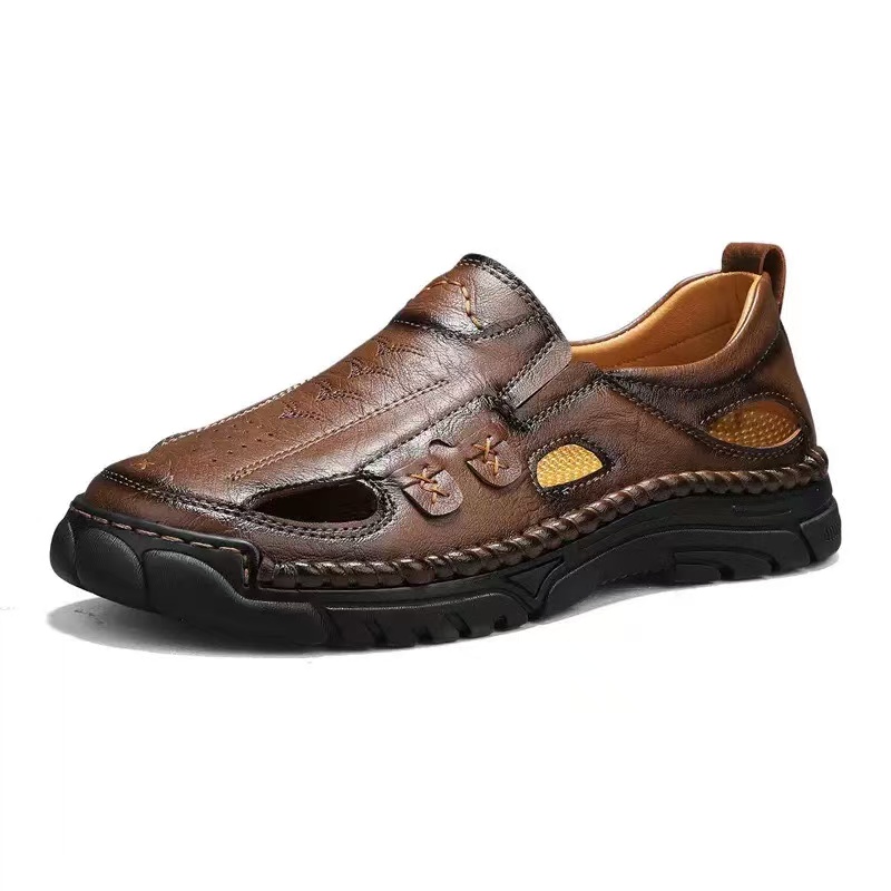 ⏰Last Day! 45% OFF 🔥GARB®Men's Handmade Cowhide Orthopedic Breathable Sandals