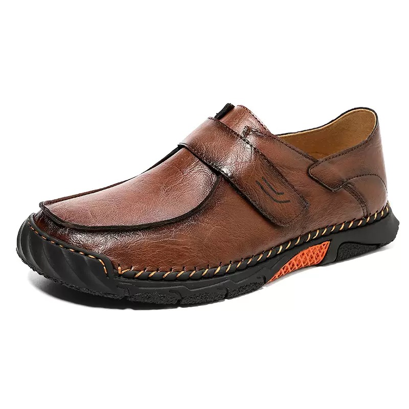 ⏰Last Day! 45% OFF  🔥TREKER®Men's Genuine Leather Walking Shoes with Arch Support & Wide Toe Box